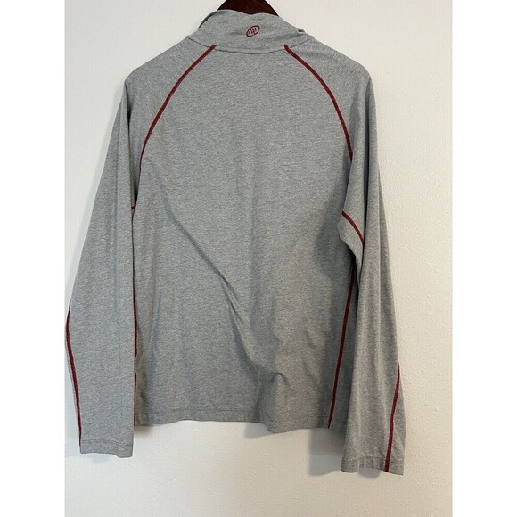 Cloudveil Shirt Men’s L Large Gray 1/4 Zip Base Layer Cotton Blend Long Sleeve - Picture 3 of 7
